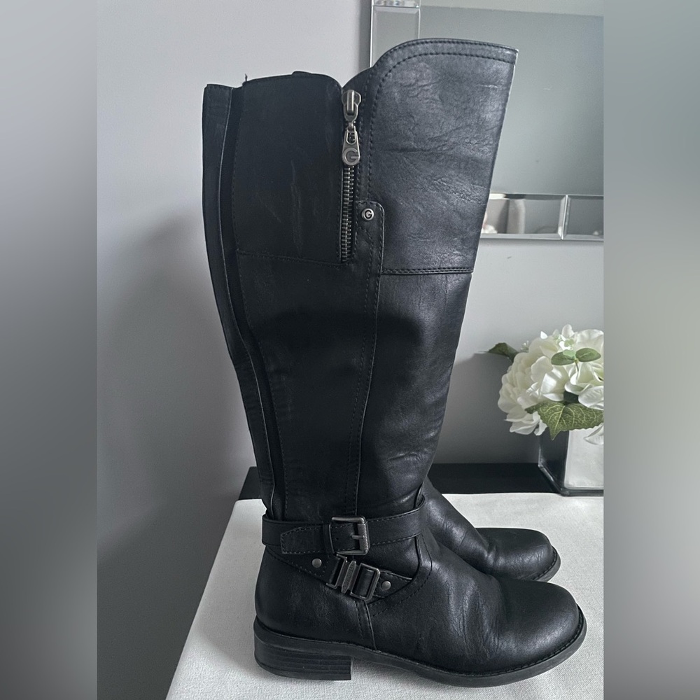 G by GUESS Knee High Moto Boots